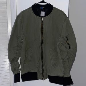 XL Olive Bomber Jacket